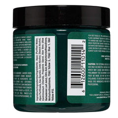 MANIC PANIC Green Envy mixing bowl for creating customized shade blends.