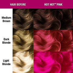 MANIC PANIC Hot Hot Pink Amplified glow under blacklight hints at festival-ready vibes