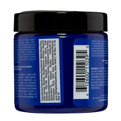 Rockabilly Blue swirl in a mixing cup for customizable shade creation.