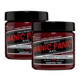 MANIC PANIC Vampire Red bottle shows deep vibrant color for DIY color experiments