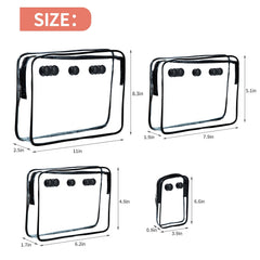 Manifish transparent cosmetic bag large enables fast item spotting