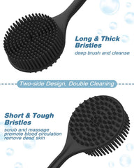 Manmihealth face brush gentle bristles for facial cleansing and exfoliation