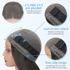 Manorshen glueless bob wig 180% density offers fuller look and versatile styling