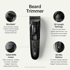 MANSCAPED Beard Hedger 41mm titanium blade for clean, sharp cuts