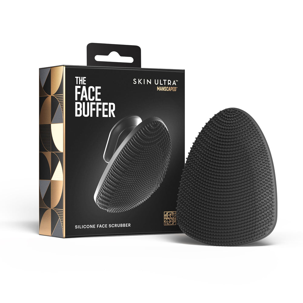 MANSCAPED The Face Buffer front view for portable cleansing on the go