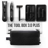 MANSCAPED Tool Box 3.0 Plus packaging highlights a travel-ready grooming kit