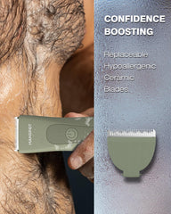 MANSPOT rechargeable battery lasts up to 20 uses per charge.