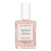 Manucurist Active Shine bottle close-up showing quick-dry nude shine