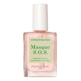 Manucurist SOS Nail Mask bottle close-up highlighting plant-based hydration
