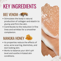 Manuka Lane active Manuka honey closeup highlights nourishing skin benefits.