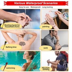 ManYan HaiYan waterproof formula maintains crisp edges during showers and workouts