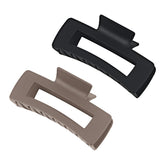 MAORULU Black Hair Claw Clip—Large 4.2-inch holds thick hair securely for updos