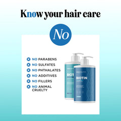 Biotin conditioner pump dispensed showing easy application