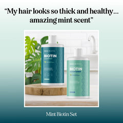 Maple Holistics biotin conditioner pump-dispense shows moisturizing finish