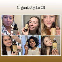 Maple Holistics jojoba oil closeup shows rich texture ideal for DIY blends
