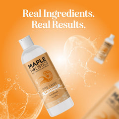 Maple Holistics pre-swim clean-formula emphasizes sulfate-free care for hair health