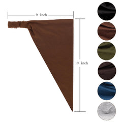 MapofBeauty bandana in dark green for workouts, breathable cotton and secure fit.