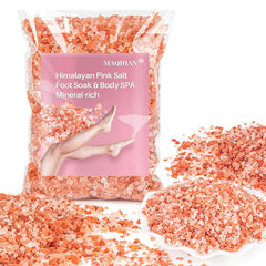 MAQIHAN Pink Salt crystals for a relaxing bath ritual.