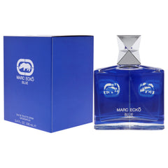 Marc Ecko Blue heart notes blend lavender and geranium for sophistication.
