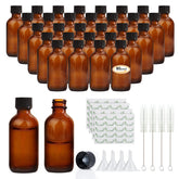 Maredash 2oz amber bottle cap close-up showing leak-proof design for safe storage.