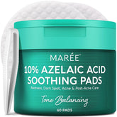 MAREE azelaic acid pads bottle for daily exfoliation and smoother skin