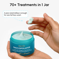 MAREE Face Exfoliator marine-collagen-glow supports elasticity and radiance.