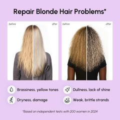 MAREE gloss and softness results on hair after use