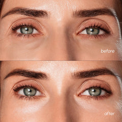 MAREE Pink Eye Gels hydrogel patch closeup emphasizes gentle rose-water infusion for brightening look