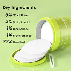 MAREE toner pads texture close-up reveals light, non-drying formula