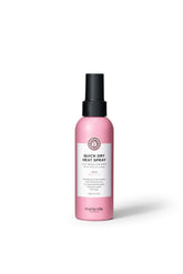 Maria Nila Quick Dry Heat Spray bottle front view demonstrates heat protection