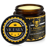 Marianp beef tallow honey balm jar delivers deep hydration for skin