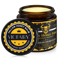 Marianp beef tallow honey balm jar delivers deep hydration for skin