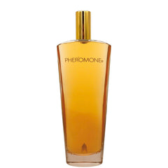 Pheromone by Marilyn Miglin bottle on display; evokes sensual confidence for evening attraction.