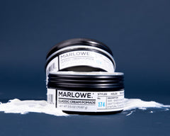 MARLOWE Coconut oil and shea butter ingredient closeup signaling nourishing care for hair.
