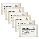 MARLOWE No. 102 bar closeup showing gritty exfoliation for refreshed skin.