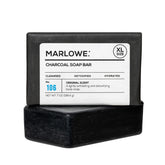Marlowe No. 106 Charcoal Soap bar front view showing purifying cleanse