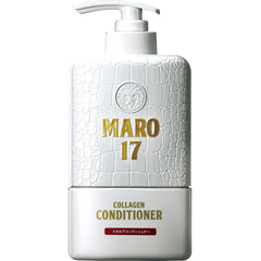 MARO17 collagen conditioner bottle highlights scalp health and hydration.