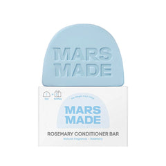 MARS MADE rosemary conditioner bar packaging shown as eco-friendly zero-waste solution