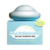 Mars Made sea salt shampoo bar close-up texture showing natural volume potential.