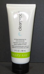 Mary Kay Clear Proof oil-free moisturizer bottle for acne-prone skin, delivering balanced hydration and a matte finish.