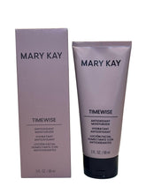 Mary Kay Timewise moisturizer bottle showing anti-aging protection for daily use