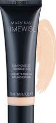 Mary Kay TimeWise Luminous 3D foundation bottle with packaging for premium everyday glow