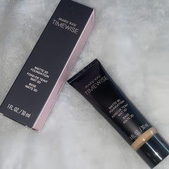 Mary Kay Timewise Matte 3D Foundation Beige W 160 bottle delivers a lightweight, long-lasting matte finish.