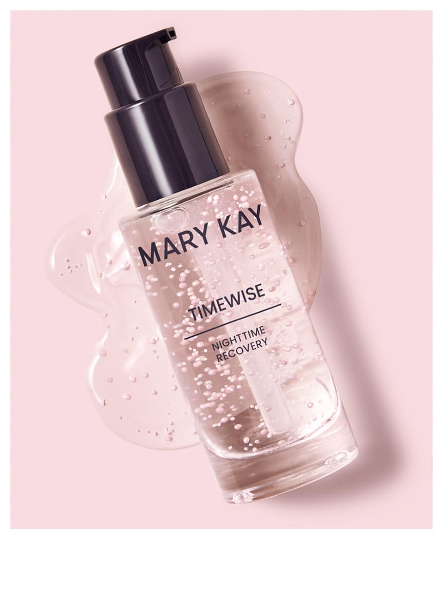 Mary Kay Timewise Nighttime Recovery bottle for overnight hydration and renewal routine