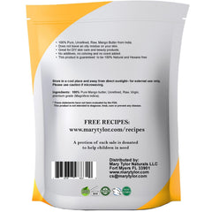 Mary Tylor Naturals mango butter used for hair care and scalp massage