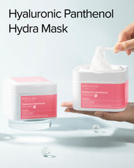 Mary&May Hyaluronic Panthenol Hydra Mask sheets ready for daily moisturization.
