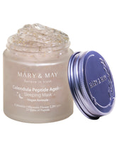 Mary&May sleeping mask bottle offers hydrating overnight care for refreshed skin.