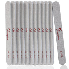 Maryton coarse nail file 80/100 grit emery board set for acrylic shaping.