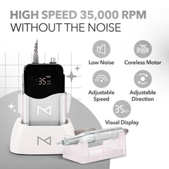 Mase 2-in-1 design nail drill for salon or home use versatility