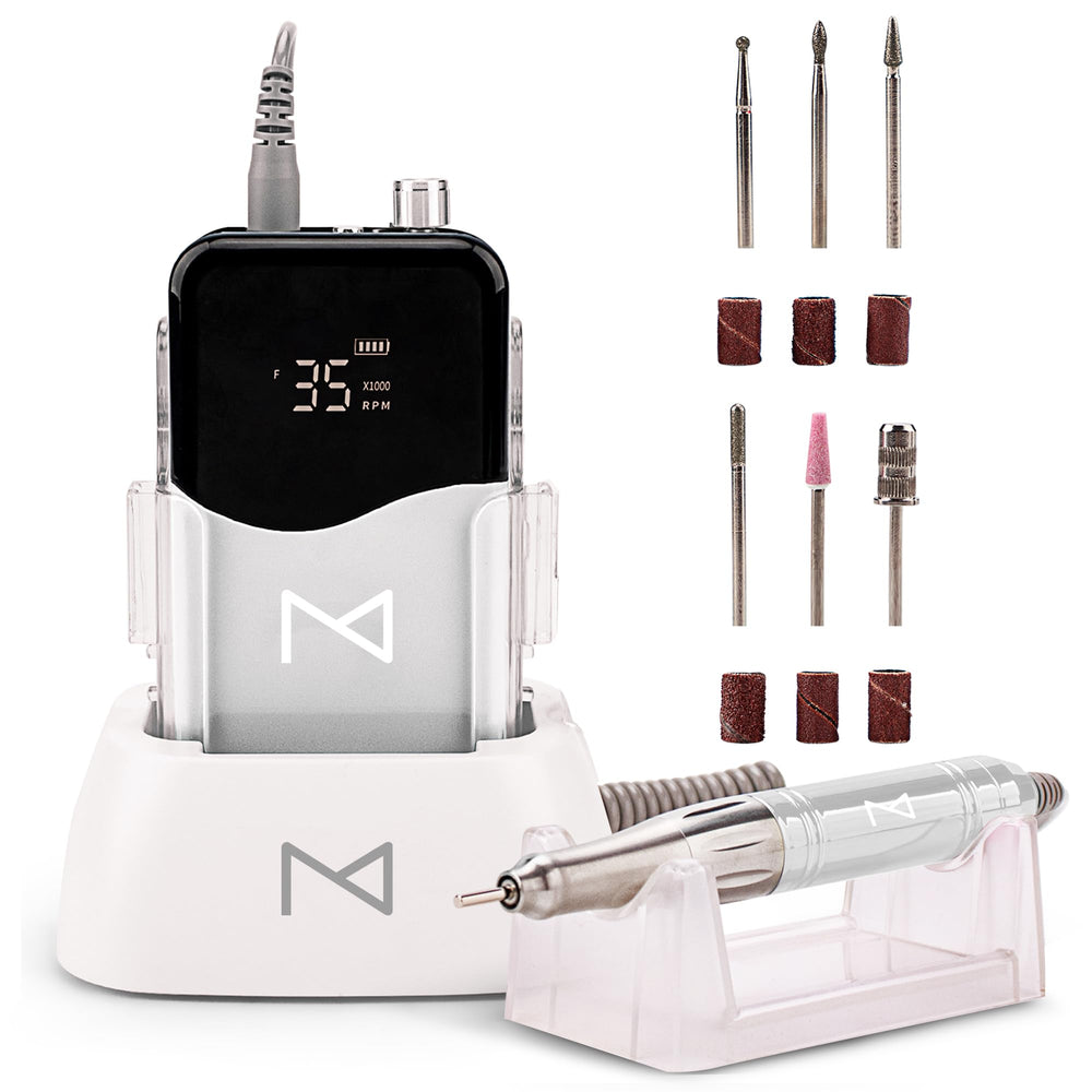 Mase nail drill with coreless motor for precise shaping and smooth filing